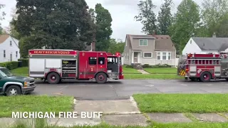 Fire truck, Police Cars and Ambulances responding [compilation]