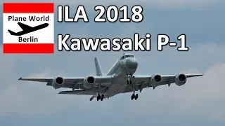 ILA 2018: Kawasaki P-1 Maritime Patrol takeoff from Berlin SXF