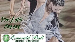 Emerald Ball 2017 - Pro Latin - Andrii Voloshko & Kateryna Kyrylenko - Cha Cha