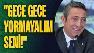 Ali Koç, kendisini RAMS Park'a çağıran Dursun Özbek'le dalga geçti! "Gece gece yormayalım seni!"