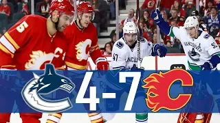 Canucks vs Flames | Highlights (Oct. 6, 2018) [HD]