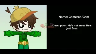 Welcome to my channel! Here are some characters so you know who/what they are!