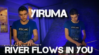 Yiruma - River Flows in You piano and drum cover by Denis Parfeev