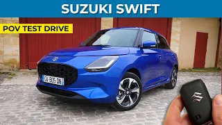 Suzuki Swift (2024) - POV review - Walkaround, Interior, Exterior, Driving