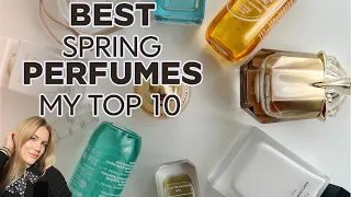 TOP 10 SPRING PERFUMES! |  Smell fresh+clean & delicious+gourmand this spring | From my collection