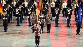 Die Deutsche Nationalhymne beim Musikfest der Bundeswehr 2023 - Wachbataillon/Musikkorps Bundeswehr