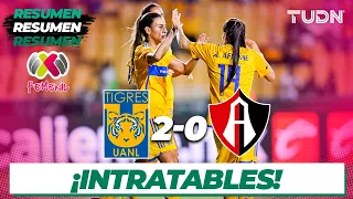 Resumen y goles | Tigres 2-0 Atlas | AP2023 Liga Mx Femenil J8 | TUDN