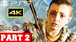 God of War PS5 Gameplay Walkthrough Part 2 - No Commentary (Enhanced Performance 4K 60FPS)