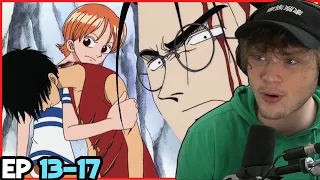 LUFFY VS KURO! || USOPP JOINS THE CREW! || One Piece Episode 13-17 Reaction
