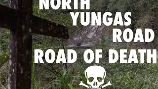 Driving on the Road of Death - North Yungas Road, Bolivia