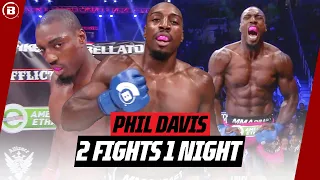 TWO FIGHTS IN ONE NIGHT! 😲 | Phil "Mr Wonderful" Davis' fights TWICE on his Bellator debut 💥