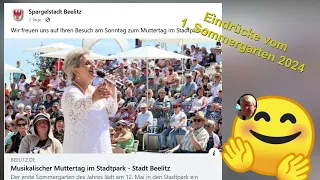 Erster Sommergarten in Beelitz 2024