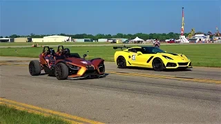 C7 Corvette ZR1 vs Polaris Slingshot