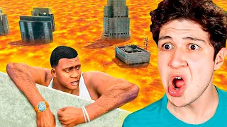 La LAVA SUBE CADA 10 SEGUNDOS en GTA 5! 🔥🏡 (Mods)