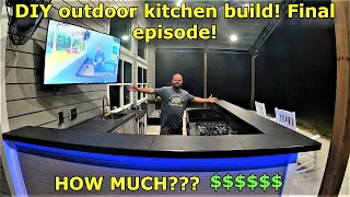 DIY outdoor kitchen build! Final episode with cost! #635 #Vevor