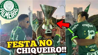 CHEGADA DO PALMEIRAS COM A TAÇA DO BRASILEIRÃO EM SÃO PAULO | FESTA DA TORCIDA! 🏆