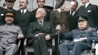 1943 Tehran Conference Roosevelt Stalin Churchill 1080p