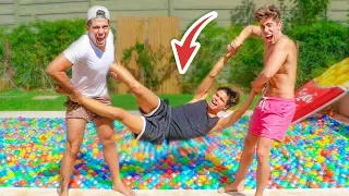THROW HIM IN THE POOL PRANK!