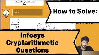 Infosys Cryptarithmetic Questions and Answers 2020 - 2021 | PrepInsta