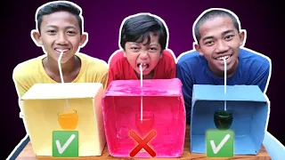 TANTANGAN MINUMAN 1 WARNA / JANGAN SAMPAI SALAH PILIH MINUMAN! | CHALLENGE | Mikael TubeHD