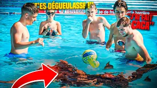 PRANK FAIRE CACA DANS UNE PISCINE PUBLIQUE !