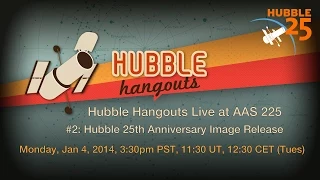 Hubble Hangouts @AAS 225 #2: Hubble 25th Anniversary Image Release