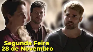 NOVELA REIS AO VIVO HOJE: Capítulo 134 (Segunda  28/11/2022) RESUMO A PERSEGUIÇÃO