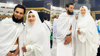 Pregnant Sana Khan Performs Umrah With Husband Mufti Anas in Mecca!
