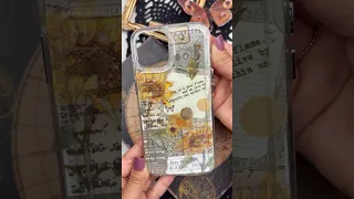 Sunflowers 🌻 Phone Case DIY Decoration #shorts