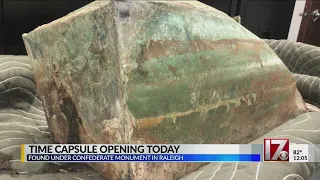 Time capsule to be opened today