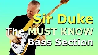 'Sir Duke' - The MUST KNOW Bass Unison Line