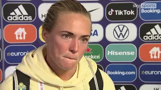 Sweden's Magdalena Eriksson left in tears by 'extreme disappointment'