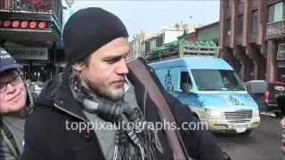 Charlie Hunnam - Signing Autographs at the Sundance Film Festival