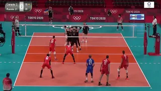 Canada vs ROC (Rusia) - JJOO Tokyo - Quarter Finals - Voleibol Masculino 2021