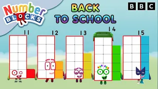 @Numberblocks- #BacktoSchool | Meet Numbers 11-15 | Learn to Count