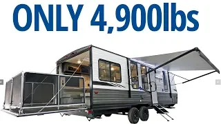 The Ozark 2500TH Toy-Hauler - It's only weighs 4,900lbs!!