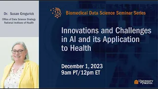 Innovations and Challenges in AI and its Application to Health