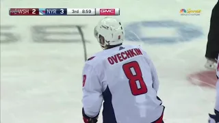 Alex Ovechkin scores goal #709 and becomes 7th all time in NHL history (2021)