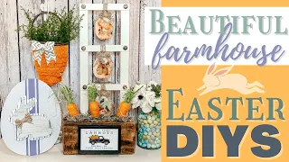 NEW FARMHOUSE EASTER DECOR | BEAUTIFUL AND EASY RUSTIC EASTER DIY