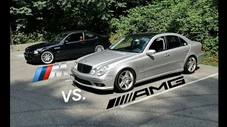 Mercedes vs bmw . ПРИКОЛЫ ,дрифт,гонки!