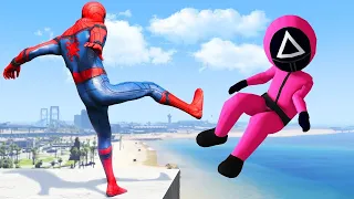 GTA 5 Water Ragdolls | SPIDERMAN Jumps/Fails ep.115 (Funny Moments) | GTA 5 Ragdolls | GTA 5 Falls