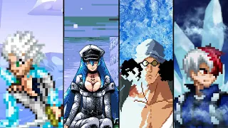 TOP 10 BEST ICE USERS IN ANIME - MUGEN