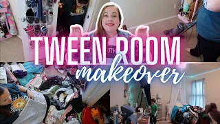 Tween Room Declutter and Makeover | Budget Friendly