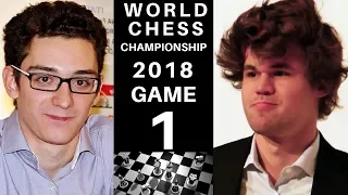 World Chess Championship 2018 - Game 1 Secrets : Fabiano Caruana vs Magnus Carlsen : Next champion?