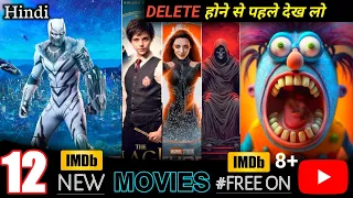 Top 12 New Hollywood Action/Sci-fi/Fantasy Movies on YouTube in Hindi | Hollywood Movies on YouTube