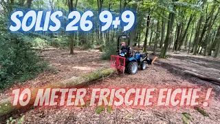 SOLIS 26 kämpft mit 10 Meter frischer Eiche