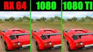 Forza Horizon 3 DX12 GTX 1080 TI Vs AMD RX Vega 64 Vs GTX 1080 1440p Frame Rate Comparison