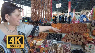 GUM Market (Gumi Shuka Գումի շուկա) Armenian Dried & Candied Fruits and Nuts. Armenia. 4K 60fps