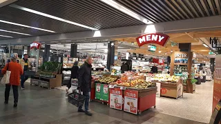 Покупаем продукты почти бесплатно, Берген, Норвегия магазин "MENY" 27 октября 2022 г.
