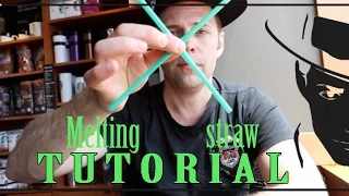 Melting straws magic trick tutorial 🍹-Julien Magic